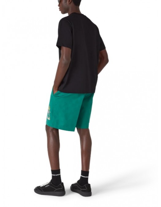 Tricou CASABLANCA, Volcano Short Sleeve T‑Shirt, Black - MSP26JTS00121EXBCVOLCANO