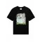 Tricou CASABLANCA, Volcano Short Sleeve T‑Shirt, Black
