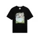 Tricou CASABLANCA, Volcano Short Sleeve T‑Shirt, Black - MSP26JTS00121EXBCVOLCANO