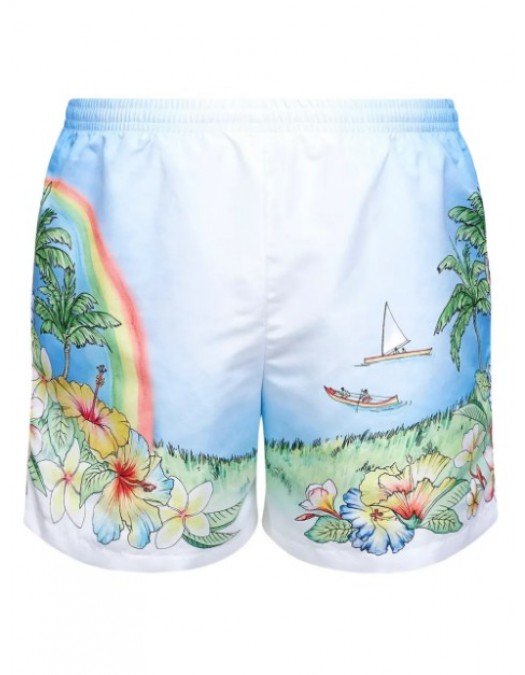 Short CASABLANCA, Aloha-print swim shorts - MSP26TR03203EXBCALOHA