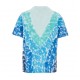 Tricou CASABLANCA, 'Surf Lotus' print Tie-Dye T-shirt - MSP26JTS00123EXBCSURFLOTUS