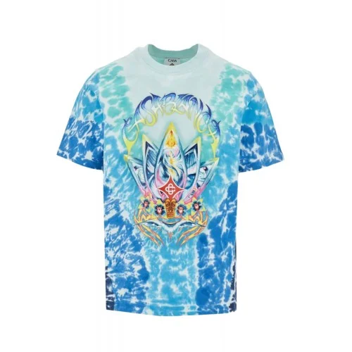 Tricou CASABLANCA, 'Surf Lotus' print Tie-Dye T-shirt