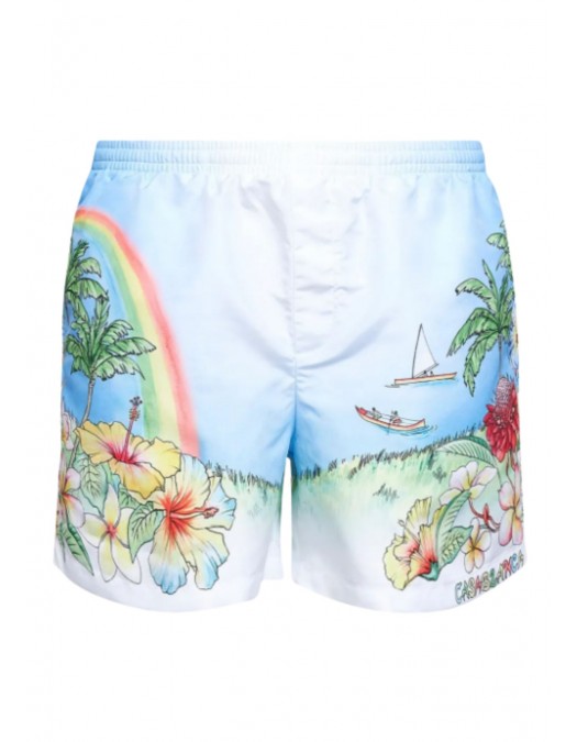 Short CASABLANCA, Aloha-print swim shorts - MSP26TR03203EXBCALOHA