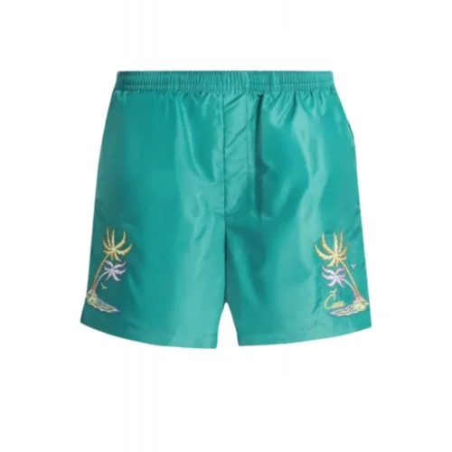 Short CASABLANCA, embroidered swim shorts
