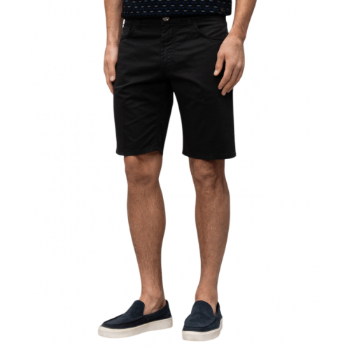 Pantaloni scurti STEFANO RICCI, Logo Insert, Cotton, Black