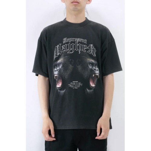 Tricou Represent, Mayhem Print, Black, Regular Fit Tricou Represent, Mayhem Print, Black, Regular Fit