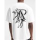 Tricou Represent, Cherub Initial, Alb - MT402672