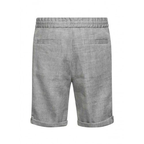 Pantaloni scurti Brunello Cucinelli Chevron Bermuda Shorts, Gri