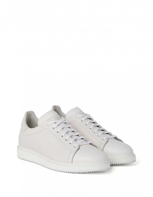 Sneakers BRUNELLO CUCINELLI, Full White, Low Top Design - MZUALGL325C6280