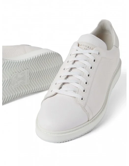 Sneakers BRUNELLO CUCINELLI, Full White, Low Top Design - MZUALGL325C6280 Sneakers BRUNELLO CUCINELLI, Full White, Low Top Design - MZUALGL325C6280