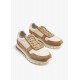 Sneakers BRUNELLO CUCINELLI, Grained Calfskin, Beige - MZUAVLA289CQP17