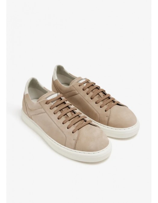 Sneakers BRUNELLO CUCINELLI, Calfskin, Low Top, Beige - MZUDBTJ264CES19