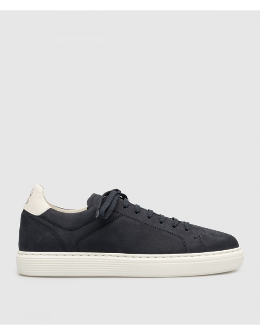 Sneakers BRUNELLO CUCINELLI, Low Top, Classic, Lether, Navy Blue - MZUDBTJ264CFX60