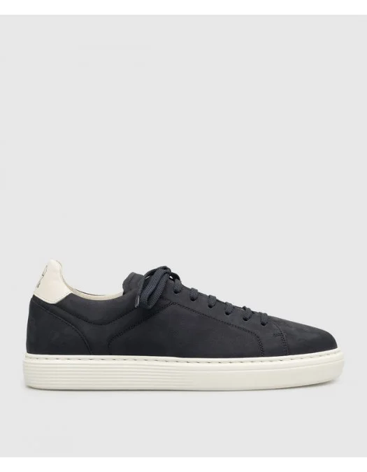 Sneakers BRUNELLO CUCINELLI, Low Top, Classic, Lether, Navy Blue - MZUDBTJ264CFX60 Sneakers BRUNELLO CUCINELLI, Low Top, Classic, Lether, Navy Blue - MZUDBTJ264CFX60