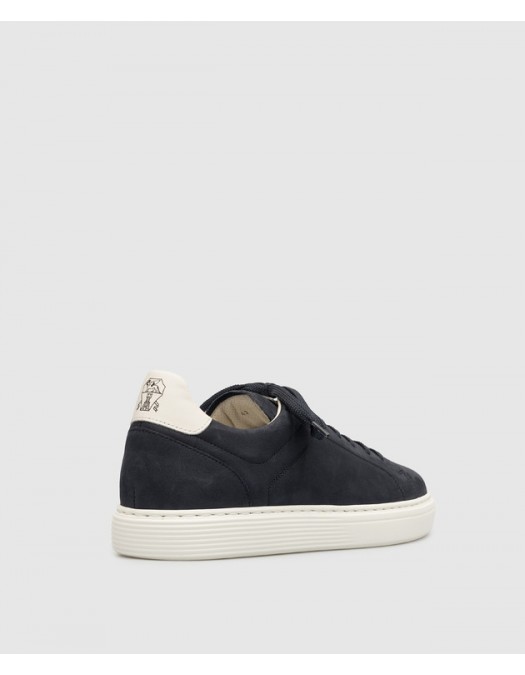 Sneakers BRUNELLO CUCINELLI, Low Top, Classic, Lether, Navy Blue - MZUDBTJ264CFX60