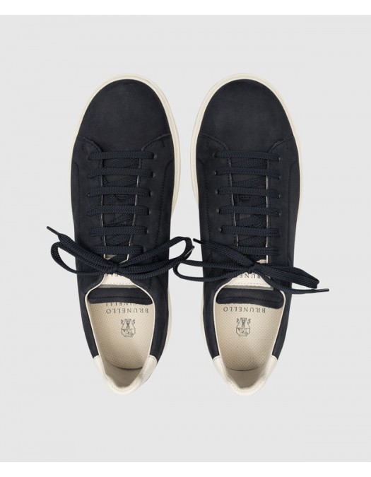 Sneakers BRUNELLO CUCINELLI, Low Top, Classic, Lether, Navy Blue - MZUDBTJ264CFX60