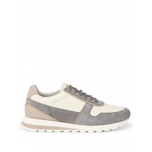 Sneakers BRUNELLO CUCINELLI, Panelled Detail, Low Top, Grey Sneakers BRUNELLO CUCINELLI, Panelled Detail, Low Top, Grey