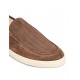 Loafers BRUNELLO CUCINELLI, Logo, Herringbone Pattern, Suede, Maro - MZUHVSP335C7959
