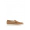 Loafers BRUNELLO CUCINELLI, Logo, Herringbone Pattern, Suede, Beige