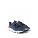 Sneakers BRUNELLO CUCINELLI, Mesh Knitted, Lace Up, Navy Blue - MZUKISO250CO250