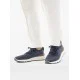 Sneakers BRUNELLO CUCINELLI, Mesh Knitted, Lace Up, Navy Blue - MZUKISO250CO250