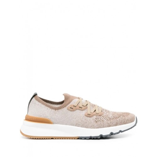 Sneakers BRUNELLO CUCINELLI, Mesh Design, Low Top,Beige Sneakers BRUNELLO CUCINELLI, Mesh Design, Low Top,Beige