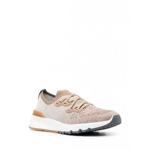 Sneakers BRUNELLO CUCINELLI, Mesh Design, Low Top,Beige Sneakers BRUNELLO CUCINELLI, Mesh Design, Low Top,Beige