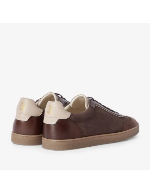 Sneakers BRUNELLO CUCINELLI, suede and polished calfskin - MZULDGJ336CXY42