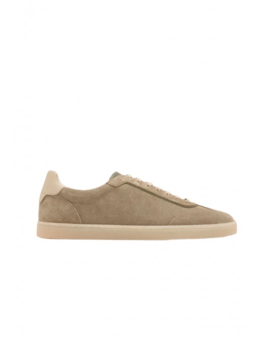 Sneakers BRUNELLO CUCINELLI, Suede sneakers, Beige - MZUMGLJ336CDG36