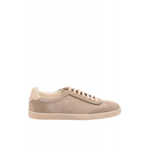 Sneakers BRUNELLO CUCINELLI, Suede sneakers, Beige