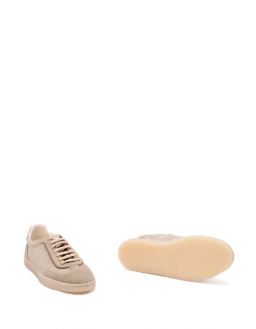 Sneakers BRUNELLO CUCINELLI, suede panelled sneakers - MZUMGLJ336CEQ89
