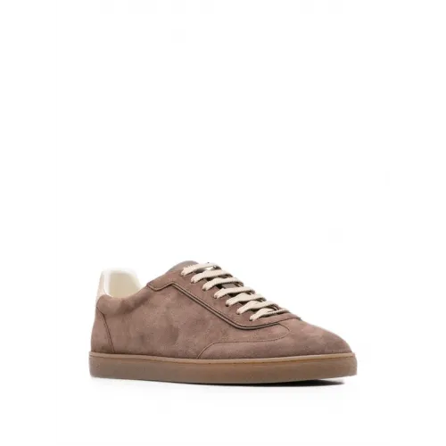 Sneakers BRUNELLO CUCINELLI, suede panelled sneakers