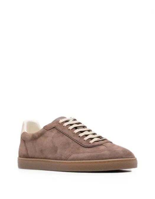 Sneakers BRUNELLO CUCINELLI, suede panelled sneakers - MZUMGLJ336CEQ89