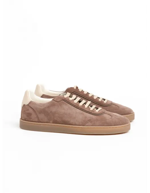 Sneakers BRUNELLO CUCINELLI, suede panelled sneakers - MZUMGLJ336CEQ89