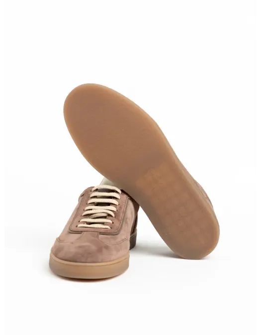 Sneakers BRUNELLO CUCINELLI, suede panelled sneakers - MZUMGLJ336CEQ89
