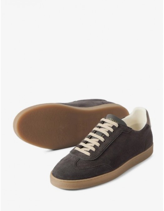 Sneakers BRUNELLO CUCINELLI, Suede Brown - MZUMGLJ336CLV06
