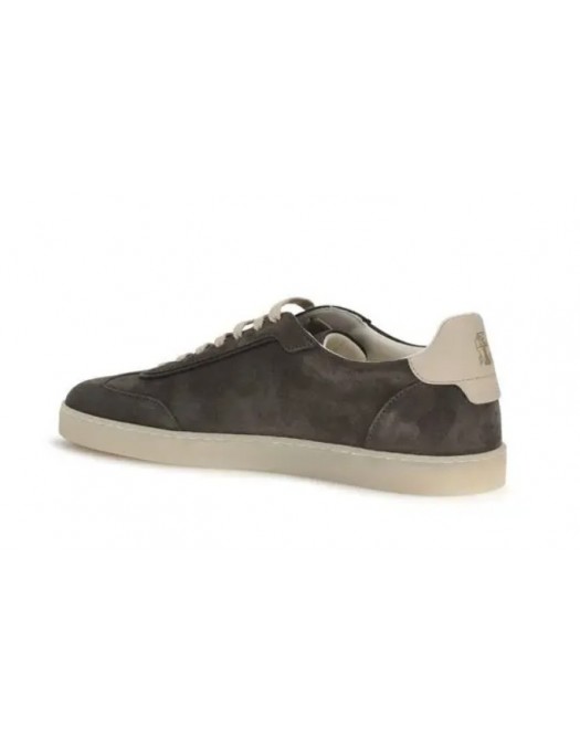 Sneakers BRUNELLO CUCINELLI, suede lace-up sneakers - gray - MZUMGLJ336CNL42