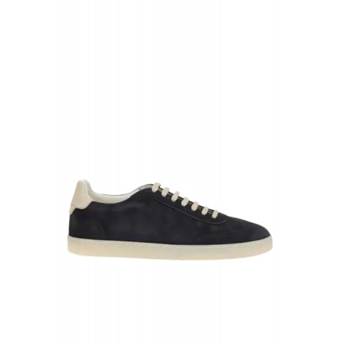 Sneakers BRUNELLO CUCINELLI, suede lace-up sneakers - brown