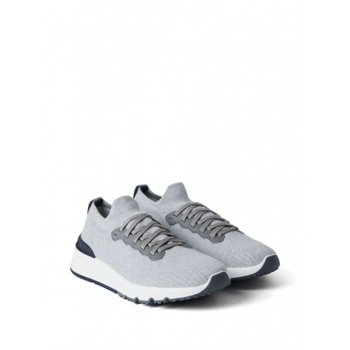Sneakers BRUNELLO CUCINELLI, Grey, Low Top Design Sneakers BRUNELLO CUCINELLI, Grey, Low Top Design