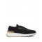 Sneakers BRUNELLO CUCINELLI, Knitted Detail, Low Top, Black