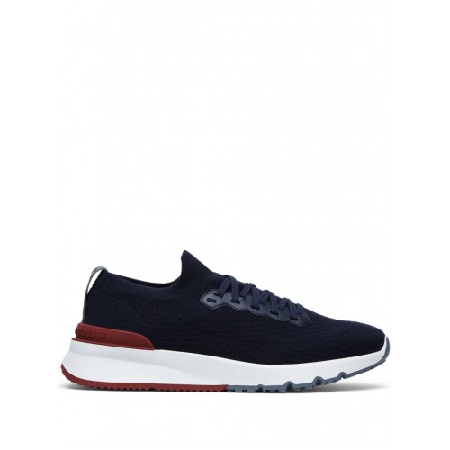 Sneakers BRUNELLO CUCINELLI, Lace Up Mesh, Low Top, Navy Blue Sneakers BRUNELLO CUCINELLI, Lace Up Mesh, Low Top, Navy Blue