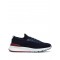 Sneakers BRUNELLO CUCINELLI, Lace Up Mesh, Low Top, Navy Blue