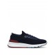 Sneakers BRUNELLO CUCINELLI, Lace Up Mesh, Low Top, Navy Blue - MZUPMBO252CP307