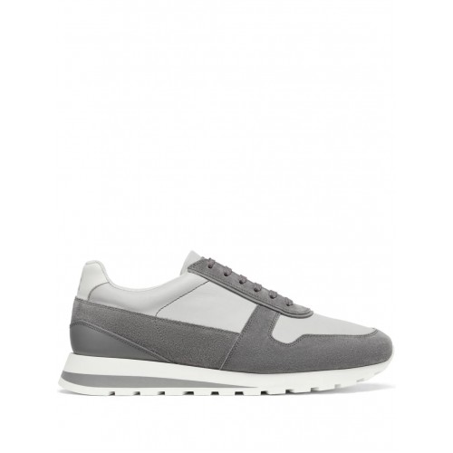 Sneakers BRUNELLO CUCINELLI, Grained Calfskin, Grey Sneakers BRUNELLO CUCINELLI, Grained Calfskin, Grey