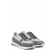 Sneakers BRUNELLO CUCINELLI, Grained Calfskin, Grey - MZUPSGA289CVY44