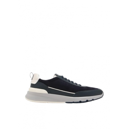 Sneakers BRUNELLO CUCINELLI, Suede Runner, Navy Blue Sneakers BRUNELLO CUCINELLI, Suede Runner, Navy Blue