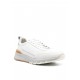 Sneakers BRUNELLO CUCINELLI, Knitted Detail, Low Top, White - MZUSGGO278CMA07