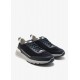 Sneakers BRUNELLO CUCINELLI, Grained Calfskin, Logo Insert, Navy Blue - MZUSGSO278CEA35