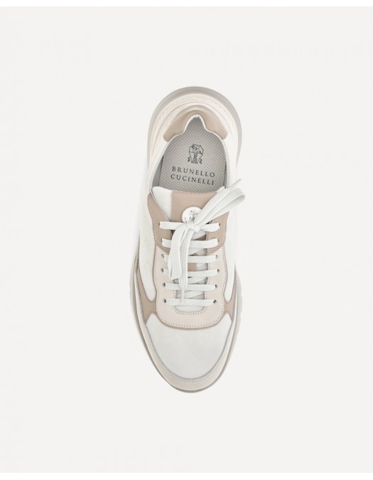 Sneakers BRUNELLO CUCINELLI, Leather Beige - MZUSNEO355CTG72