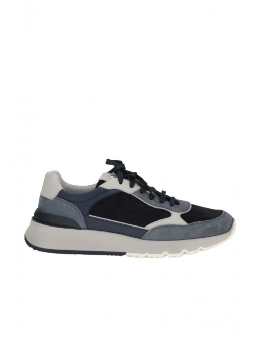 Sneakers BRUNELLO CUCINELLI, Leather Blue - MZUSNEO355CVV29